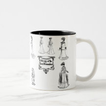 1901 Paris Dressmakers Illustration Mug