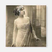 1905 Evening Gown Refrigerator Magnet
