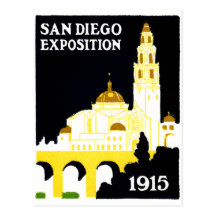 1915 San Diego Exposition Postcard