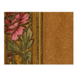 1920 Wallpaper Floral Border Card (10) Postcard