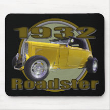 1932 Ford Roadster yellow black Mouse Pad