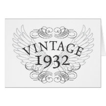 1932 Vintage with Wings Cards