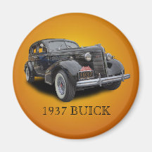 1937 BUICK FRIDGE MAGNETS
