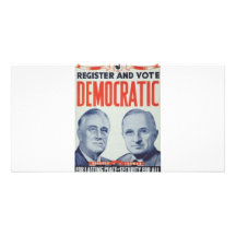 1940 Roosevelt - Truman Photo Card