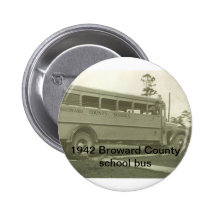 1942 Broward County Florida school bus Pin