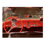 1956 Chevrolet Corvette Steering Wheel and Dash Postcards