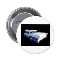 1957 Buick side view Pinback Buttons