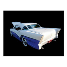 1957 Buick side view Post Card