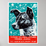 1957 Laika the Space Dog Posters