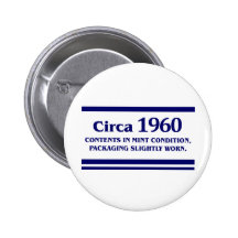 1960, 50th Birthday Pin