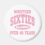 1960's Classic Birthday Magnet