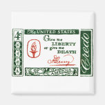 1961 Patrick Henry American Credo Fridge Magnets