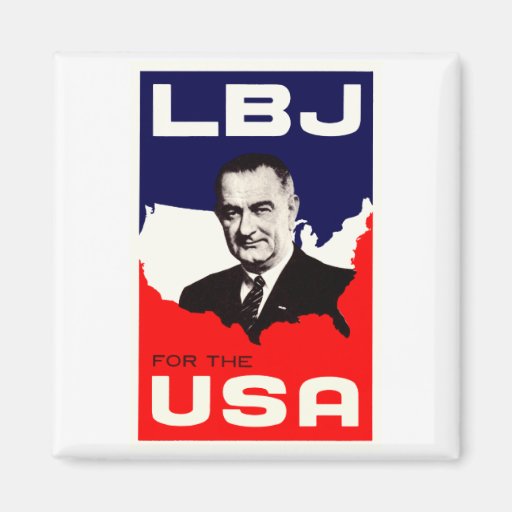 1964 LBJ for the USA Refrigerator Magnets