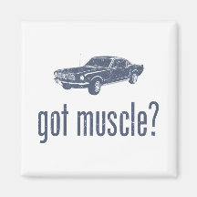 1966 Ford Mustang Fastback Fridge Magnets