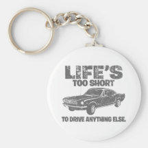 1966 Ford Mustang Fastback Key Chain