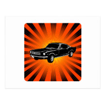1966 Ford Mustang Fastback Post Card