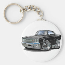 1967 Coronet RT Black Car Keychains