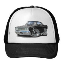 1967 Coronet RT Black Car Mesh Hat