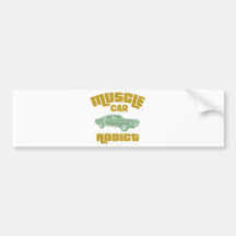 1967 Ford Mustang Fastback Bumper Stickers