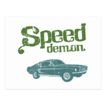 1967 Ford Mustang Fastback Postcard