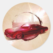 1968 buick riviera round stickers