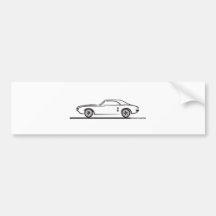 1968 Pontiac Firebird Bumper Sticker