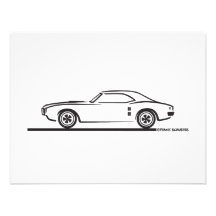 1968 Pontiac Firebird Personalized Invites
