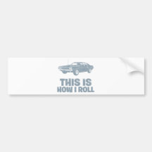 1970 Dodge Hemi Challenger Bumper Stickers