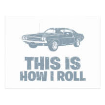 1970 Dodge Hemi Challenger Postcards