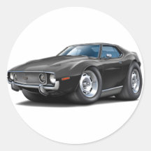 1973-74 Javelin Black Car Sticker
