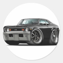 1973-74 Nova Black-Black Top Sticker
