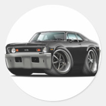 1973-74 Nova Black Car Sticker