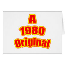 1980 Original Red Cards