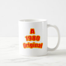1980 Original Red Coffee Mug