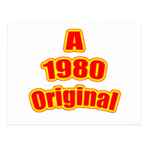 1980 Original Red Postcards
