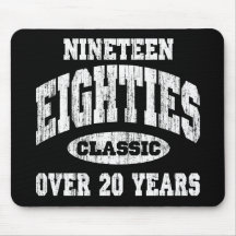 1980's Classic Birthday Mouse Pads