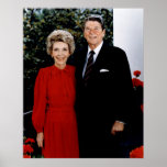 1985 Ronald and Nancy Reagan Print