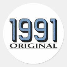 1991 Original Round Stickers