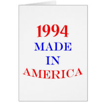 1994 Made in America Greeting Cards