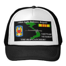 199th Light Infantry Brigade"The Red Catchers" Cap Trucker Hats