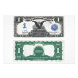 $1 Banknote Silver Certificate 1889 Announcements