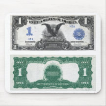 $1 Banknote Silver Certificate 1889 Mousepad