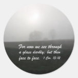 1 Corinthians 13:12 Sticker