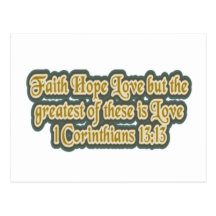 1 Corinthians 13:13 Postcards