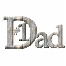 #1 Dad Photo Sculpture