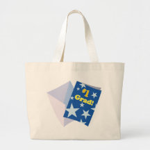 #1 Grad Canvas Bag