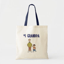 #1 Grandpa Tote Bag