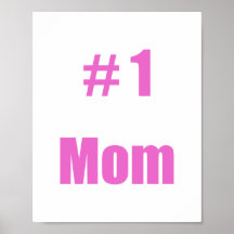 #1 Mum Print