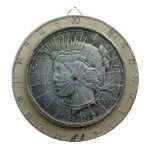 1 Silver Dollar Dart Board dartboards