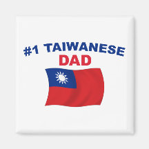 #1 Taiwanese Dad Fridge Magnet